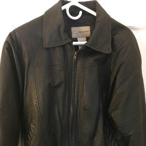 Basic Equipment Leather Jacket, small